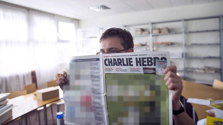 'Charlie Hebdo' publica una caricatura sobre los ataques terroristas en París