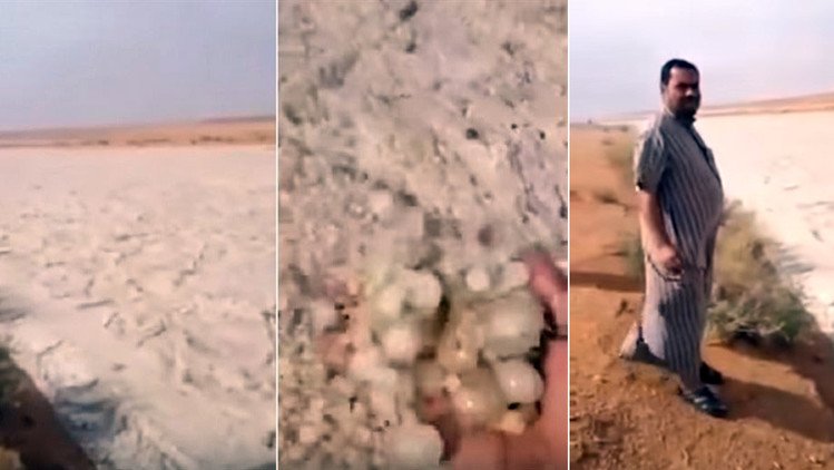 Video: Graban un extraño fenómeno natural en el desierto de Arabia Saudita