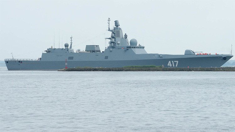 Rusia se arma con una fragata rusa invisible para los radares