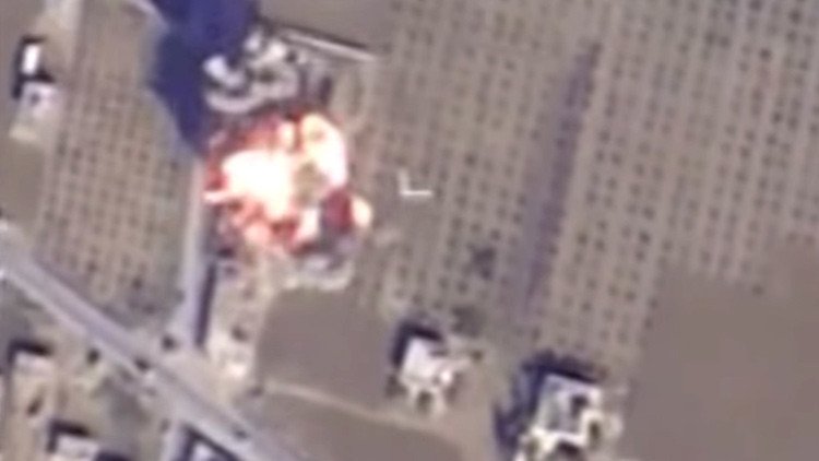 Fin de semana bajo las bombas: así impactó un misil ruso de crucero sobre el EI en Siria