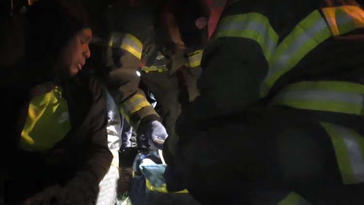 Imágenes exclusivas: cinco manifestantes heridos durante una protesta en EE.UU.