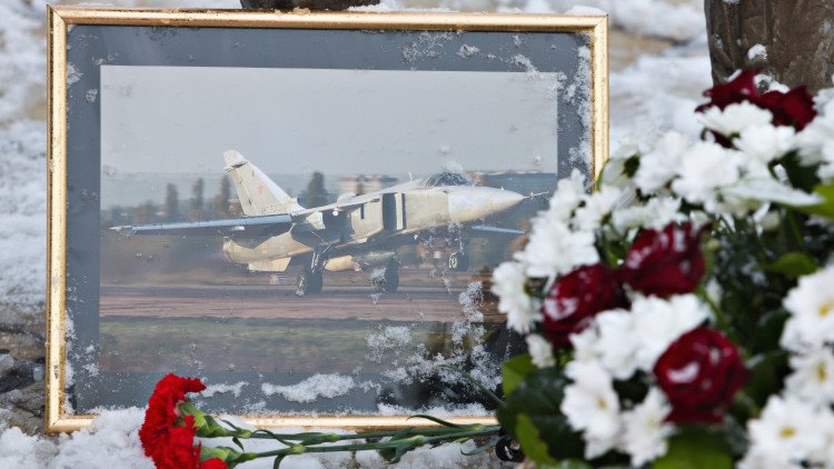 Recuperan el cuerpo del piloto del Su-24 abatido en Siria