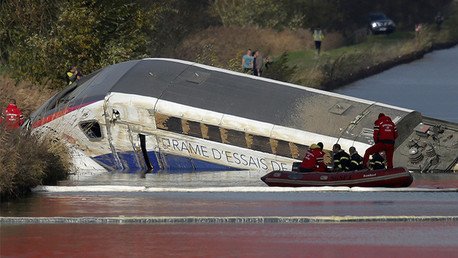  Revelan la razón del descarrilamiento del tren de alta velocidad en Francia