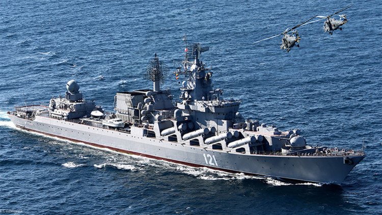 El comandante del crucero ruso Moskvá revela contra quién se usará "todo el armamento de la nave"