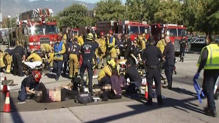Primeras imágenes de la masacre en San Bernardino: 14 muertos y 17 heridos
