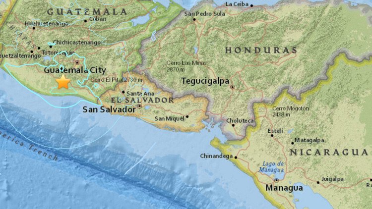 Un fuerte sismo se hace sentir en Guatemala y El Salvador