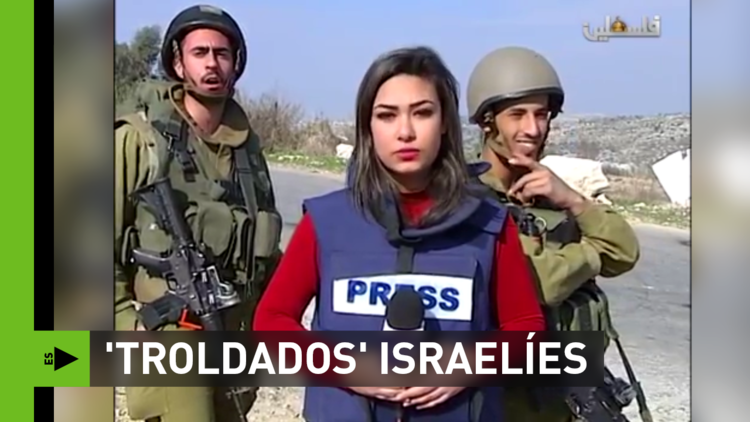 Soldados israelíes 'trolean' a una periodista palestina