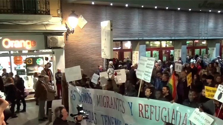 Video: Manifestantes en Madrid piden el fin de las intervenciones de la OTAN