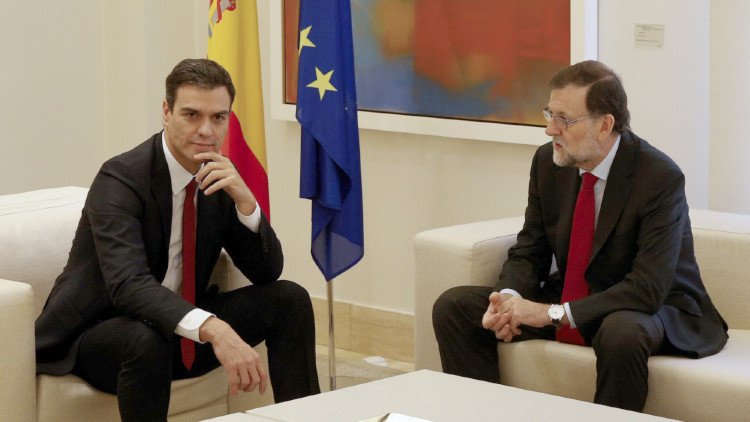 Pedro Sánchez: "No vamos a apoyar a Rajoy al frente del Gobierno de España"