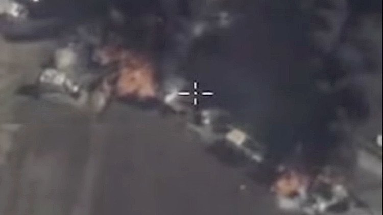 Video: Rusia muestra sus bombardeos contra varios objetivos de extremistas en Siria