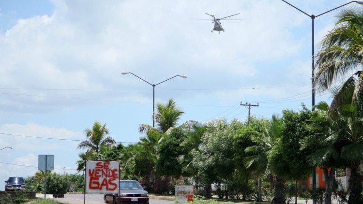 Narcos del cártel de Sinaloa atacan un helicóptero de la Armada de México