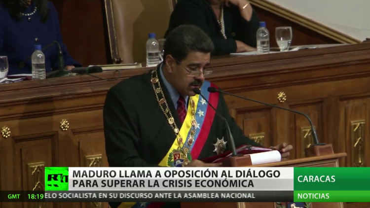 Maduro llama a la oposición al dialogo para superar la crisis económica