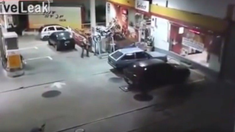Como en una película, pero en la vida real: La policía abate a un ladrón en Brasil