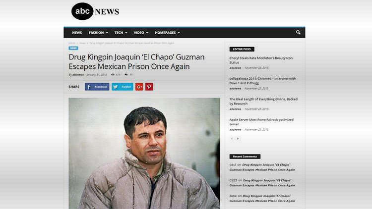 Los rumores sobre la tercera fuga de 'El Chapo' encienden la Red