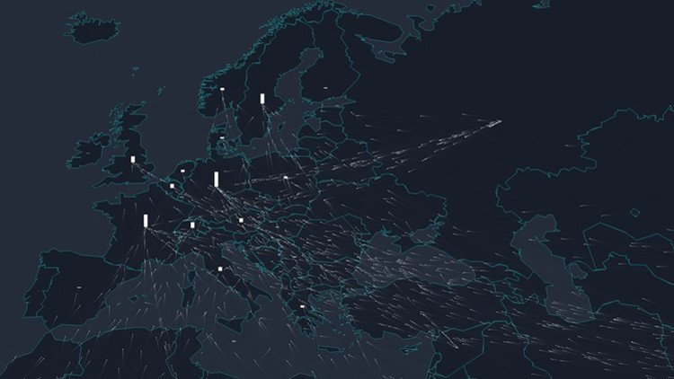 El periplo hacia Europa de los refugiados en un mapa interactivo