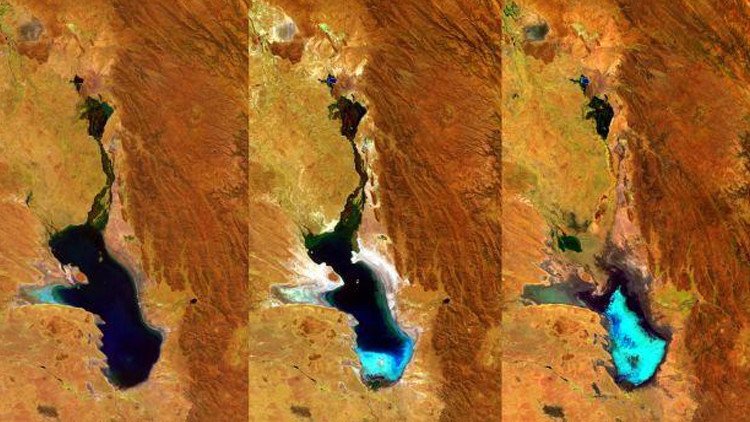 Fotos: Así desapareció el segundo lago más grande de Bolivia