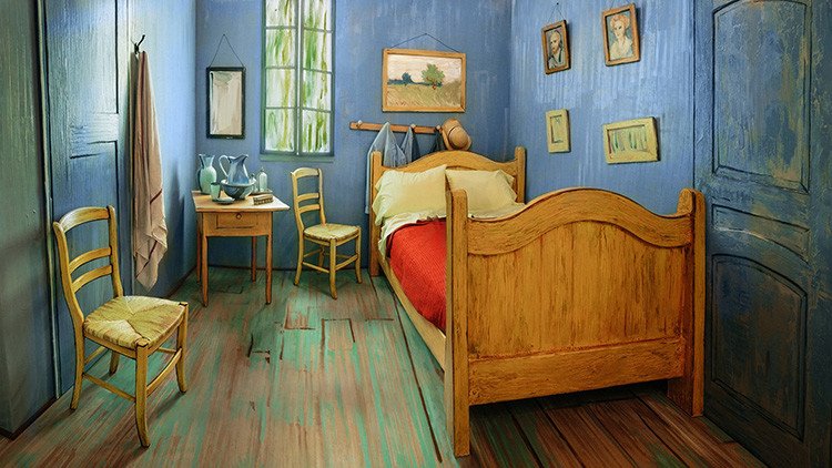 Dormir en un cuadro de Van Gogh: En Chicago alquilan 'su' habitación por 10 dólares