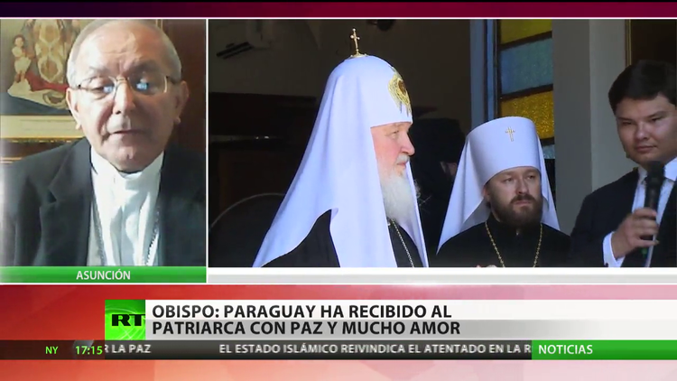 Obispo: "Paraguay ha recibido al patriarca Kiril con paz y mucho amor" 