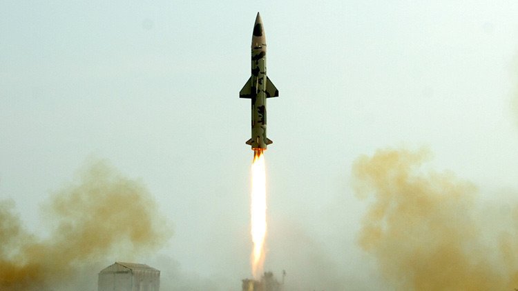 India lanza con éxito un misil balístico con capacidad nuclear