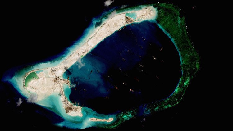 Imágenes satelitales muestran la solidez de las construcciones chinas en el archipiélago en disputa