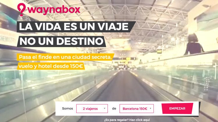 Una web española ofrece por 150 euros viajes sin que los clientes sepan a dónde van