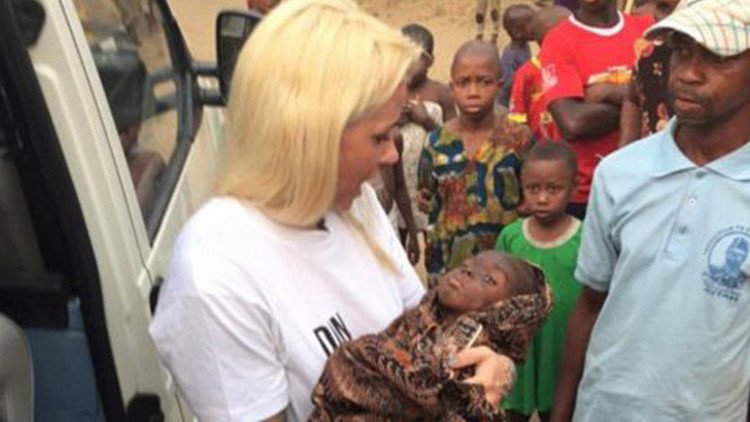 Fotos: Rescatan a un niño de dos años abandonado por "brujo" en Nigeria