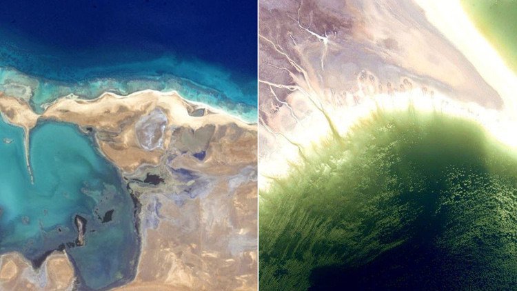 El color de la Tierra: un astronauta crea su propio arcoíris de lugares de nuestro planeta (fotos)