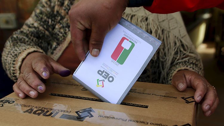 Resultado oficial: El 'No' gana en el referéndum de Bolivia 