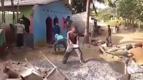 Equipo de ensueño: la sincronización de estos trabajadores le sorprenderá