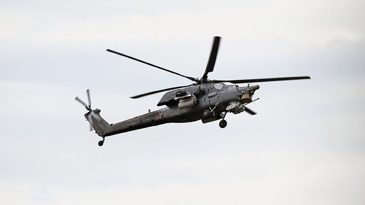 VIDEO: Un 'cazador nocturno' Mi-28 no deja ninguna esperanza a los terroristas en Irak