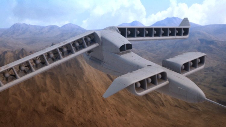 Contrario a las reglas: así es el primer concepto de avión de despegue vertical (Video)