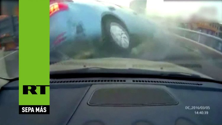 ¿Quién tuvo la culpa?: una imprudencia en una carretera en China provoca un accidente
