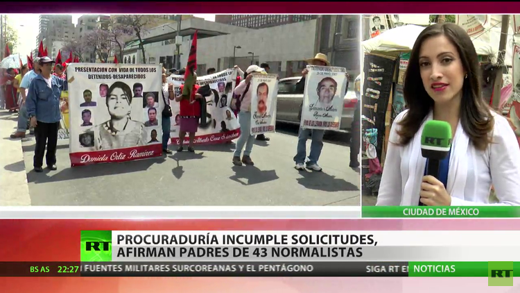 México: Padres de 43 normalistas de Ayotzinapa denuncian la falta de avances en la investigación