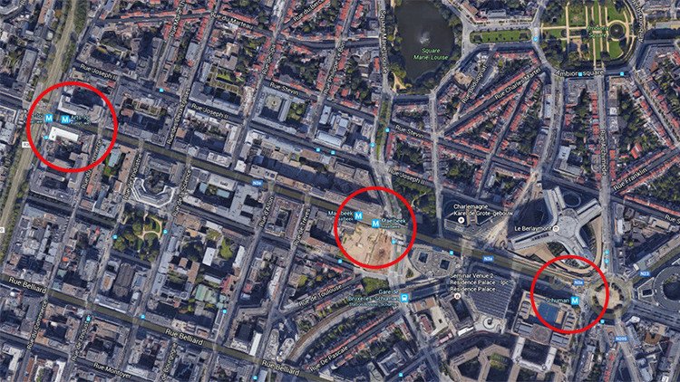 Reportan una explosión en el metro de Bruselas cerca de la Embajada de EE.UU.