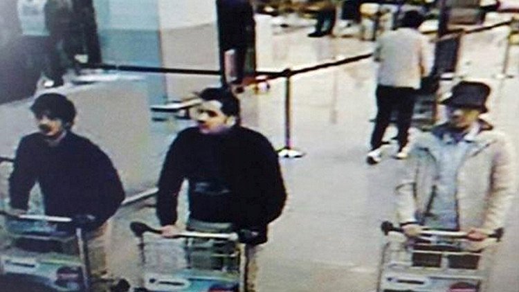 Identifican a sospechosos del atentado en el aeropuerto de Bruselas