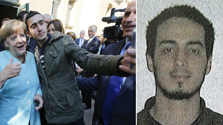 Debate en la Red: ¿Se hizo Merkel un selfie con uno de los terroristas suicidas de Bruselas?