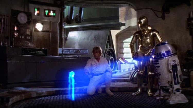 'De otra galaxia': Microsoft estrena la comunicación por hologramas de 'Star Wars' (Video)