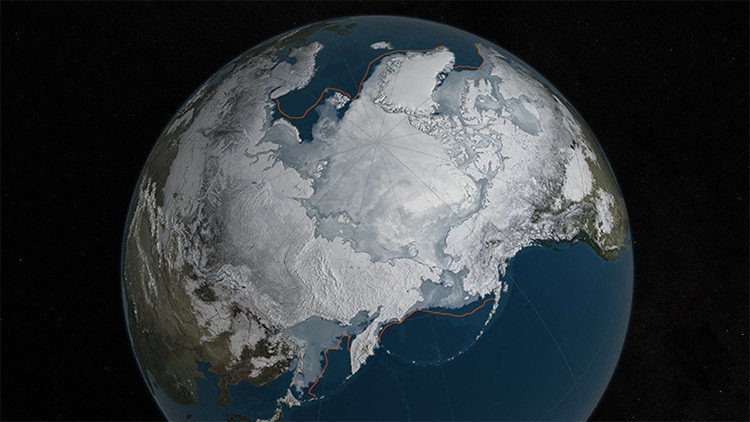 Video inquietante: La capa de hielo invernal del Ártico registra un mínimo histórico