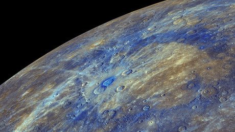 Revelan la causa de la oscuridad de la corteza de Mercurio