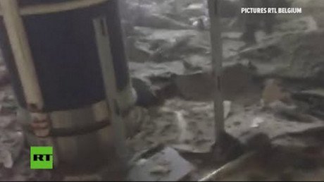Imágenes espeluznantes: los primeros momentos tras el atentado en el aeropuerto de Bruselas (videos)