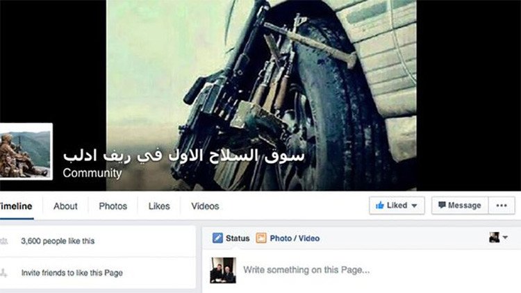 Hallan en Facebook bazares secretos con armas usadas por el Estado Islámico
