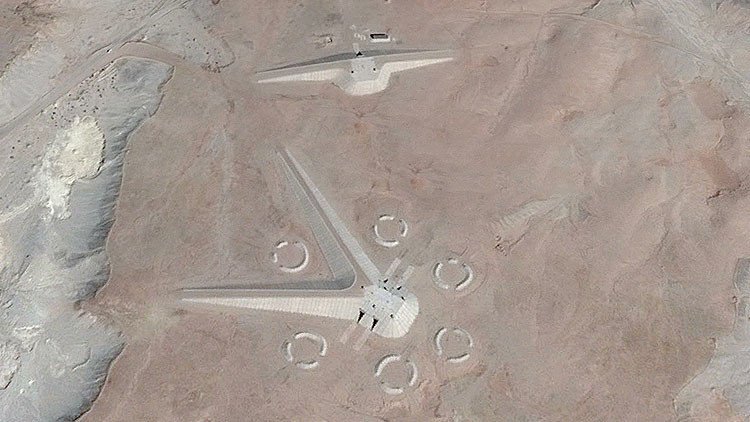 Captan una extraña estructura en las imágenes satelitales de Google Earth