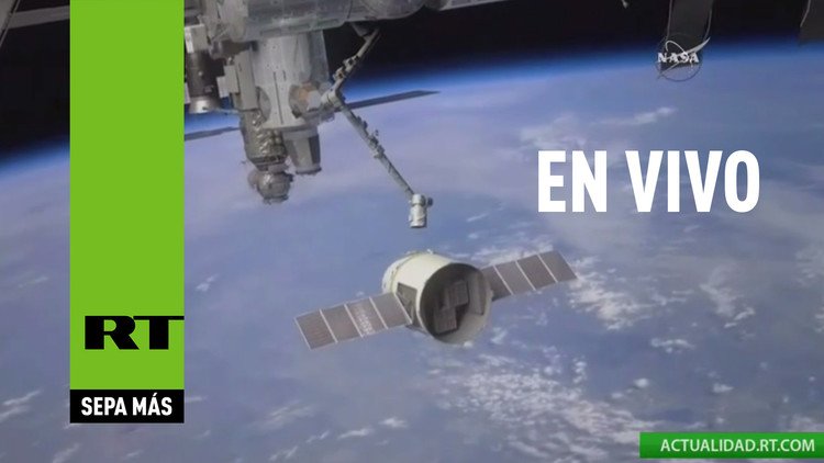 VIDEO: La capsula Dragon se acopla a la Estación Espacial Internacional
