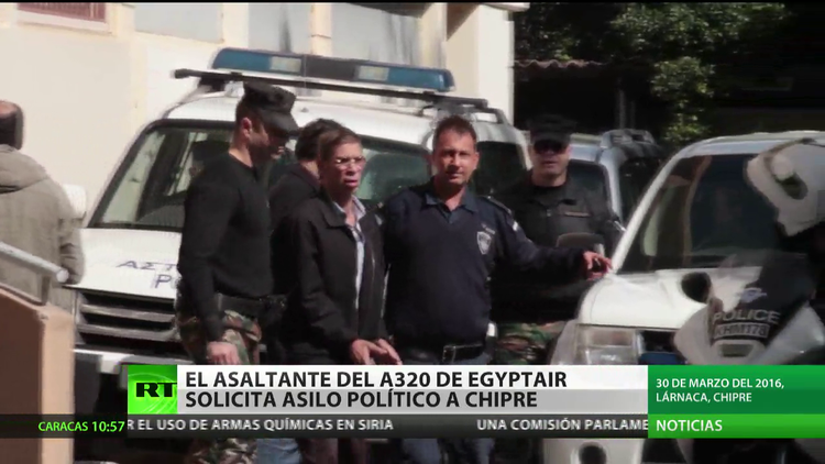 El asaltante del A320 de EgyptAir solicita asilo político a Chipre 