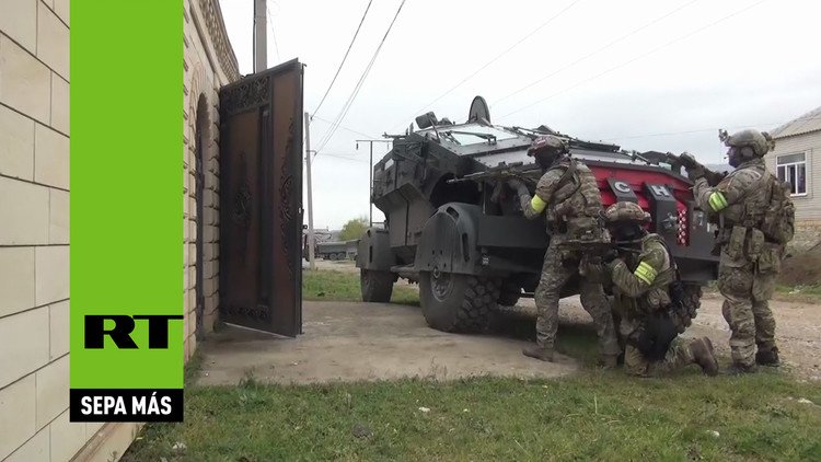 Primer video del nuevo 'Batimóvil' de asalto de las fuerzas especiales rusas
