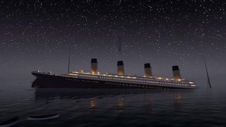 Video: Viva el naufragio del Titanic en tiempo real 