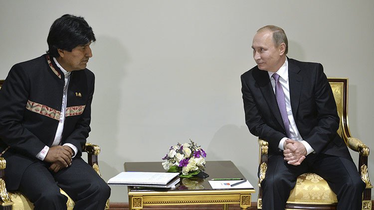 Putin y Morales acuerdan intensificar la cooperación comercial entre Rusia y Bolivia