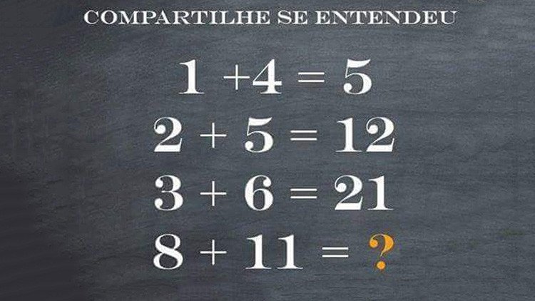 Problema de matemática com frutas faz sucesso nas redes sociais  Problemas  de matemática, Desafios de matemática, Matemática simples