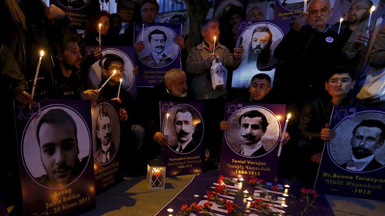 Protestas en todo el mundo exigen a Turquía que reconozca el genocidio contra los armenios de 1915