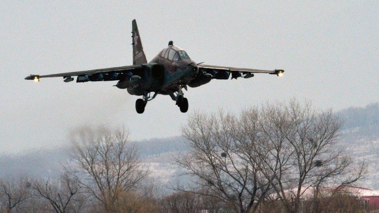 Video: maniobras masivas de aviones rusos de ataque a tierra en el sur del país